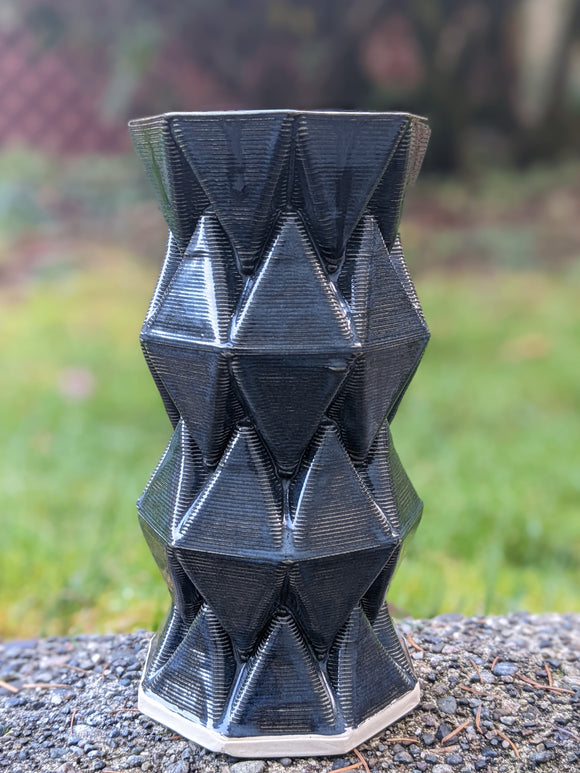 Geometric Pillar Vase