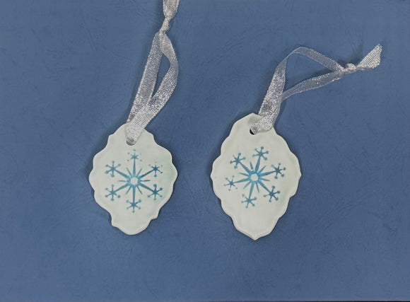 Snowflake Ornament - Aqua