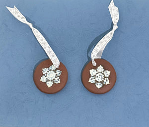 Snowflake Ornament -Frost white